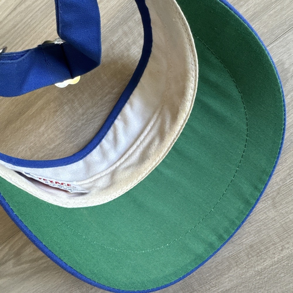Vintage Florida Gators Visor Hat Blue Script Embroidery Texace Made In USA - Picture 7 of 11
